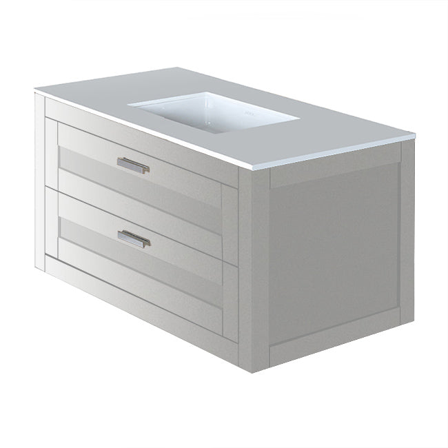 Lacava Stile 36" Wall-Mount Under-Counter Vanity