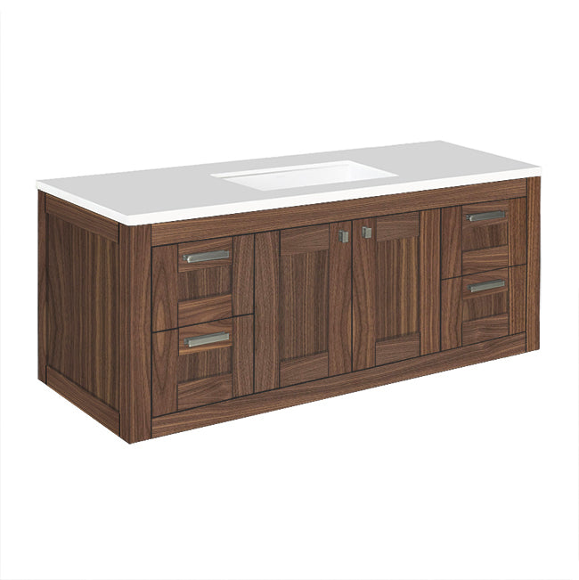 Lacava Stile 60" Wall-Mount Under-Counter Double Vanity