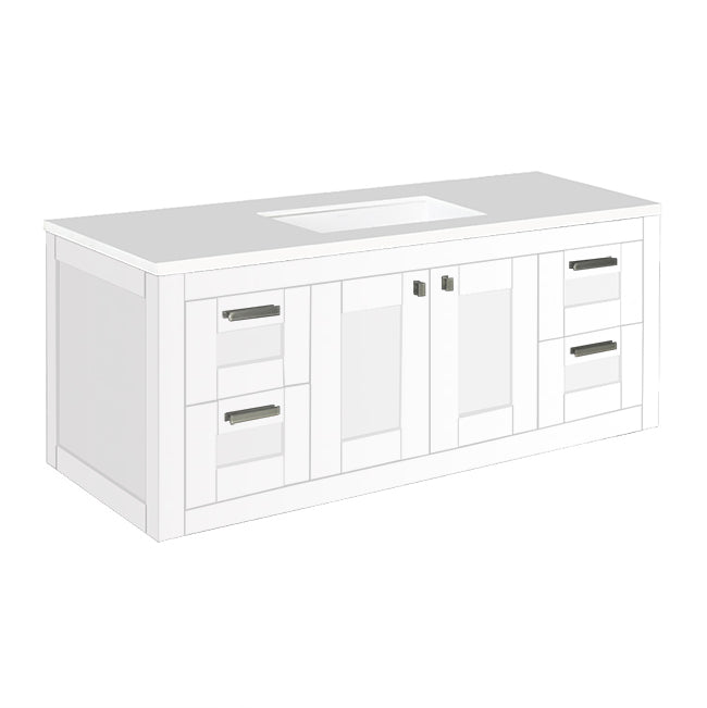 Lacava Stile 48" Wall-Mount Under-Counter Vanity