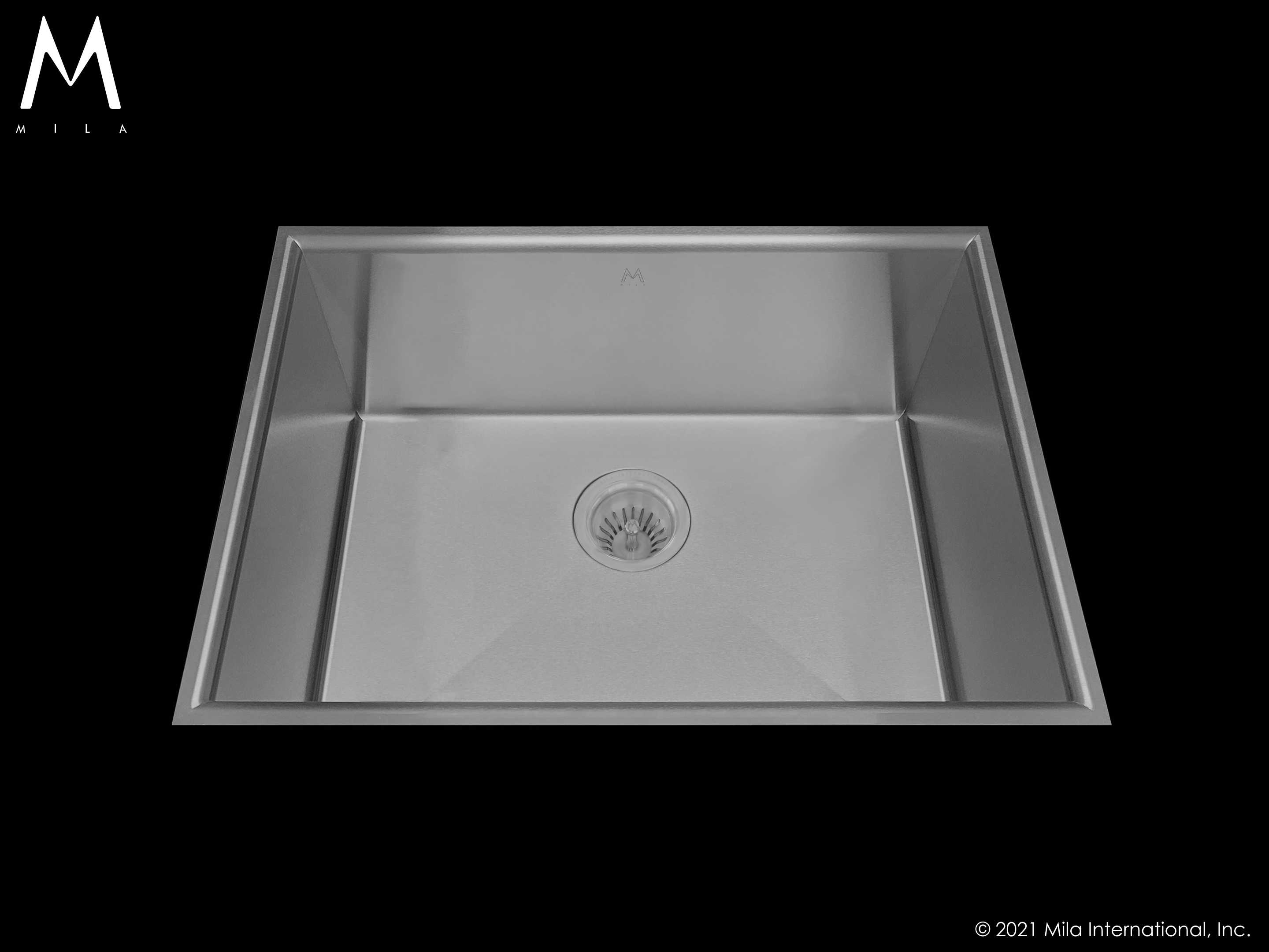 satin brushed ss kitchen sink