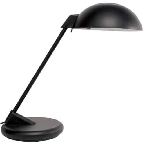 matte black table lamp