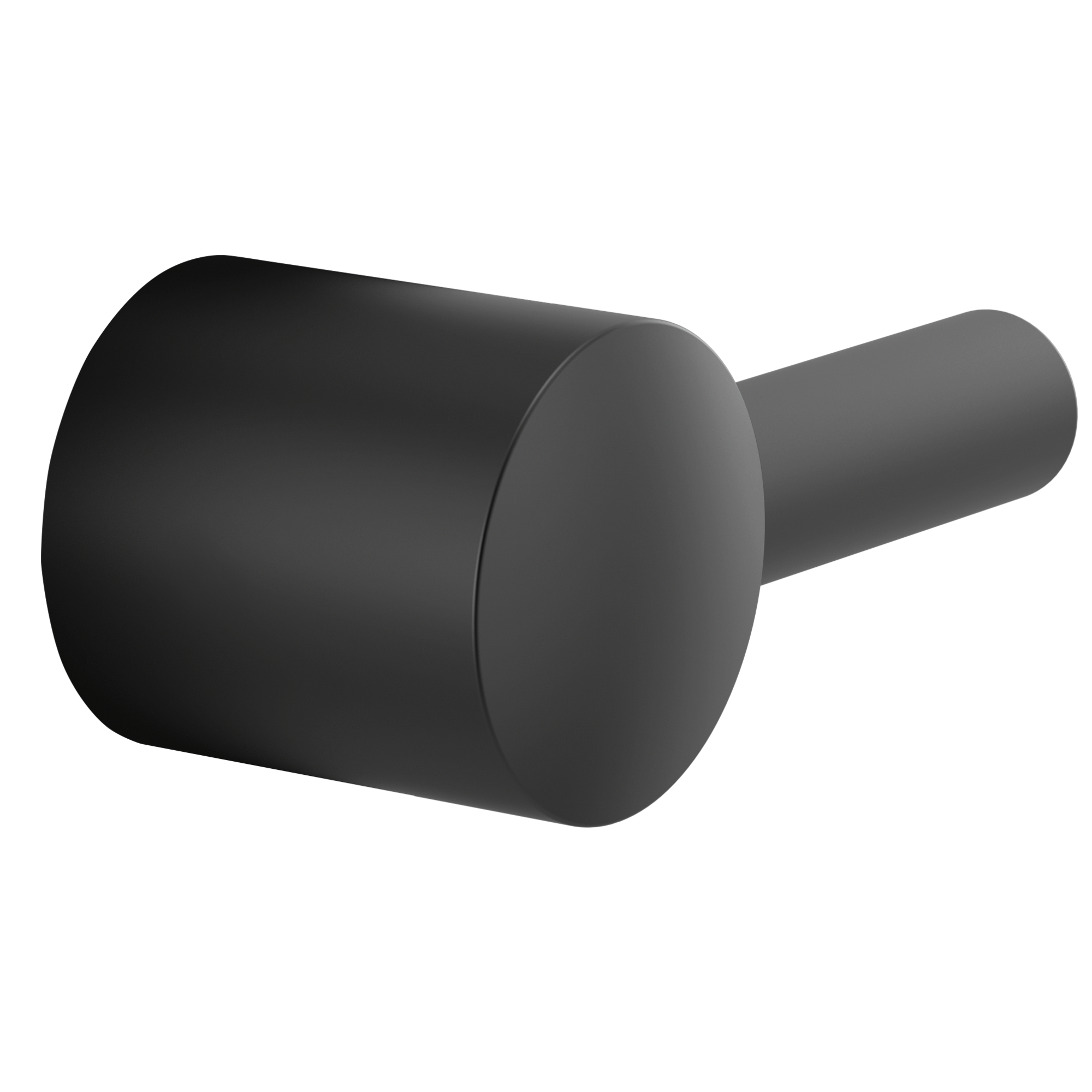 matte black lever handle
