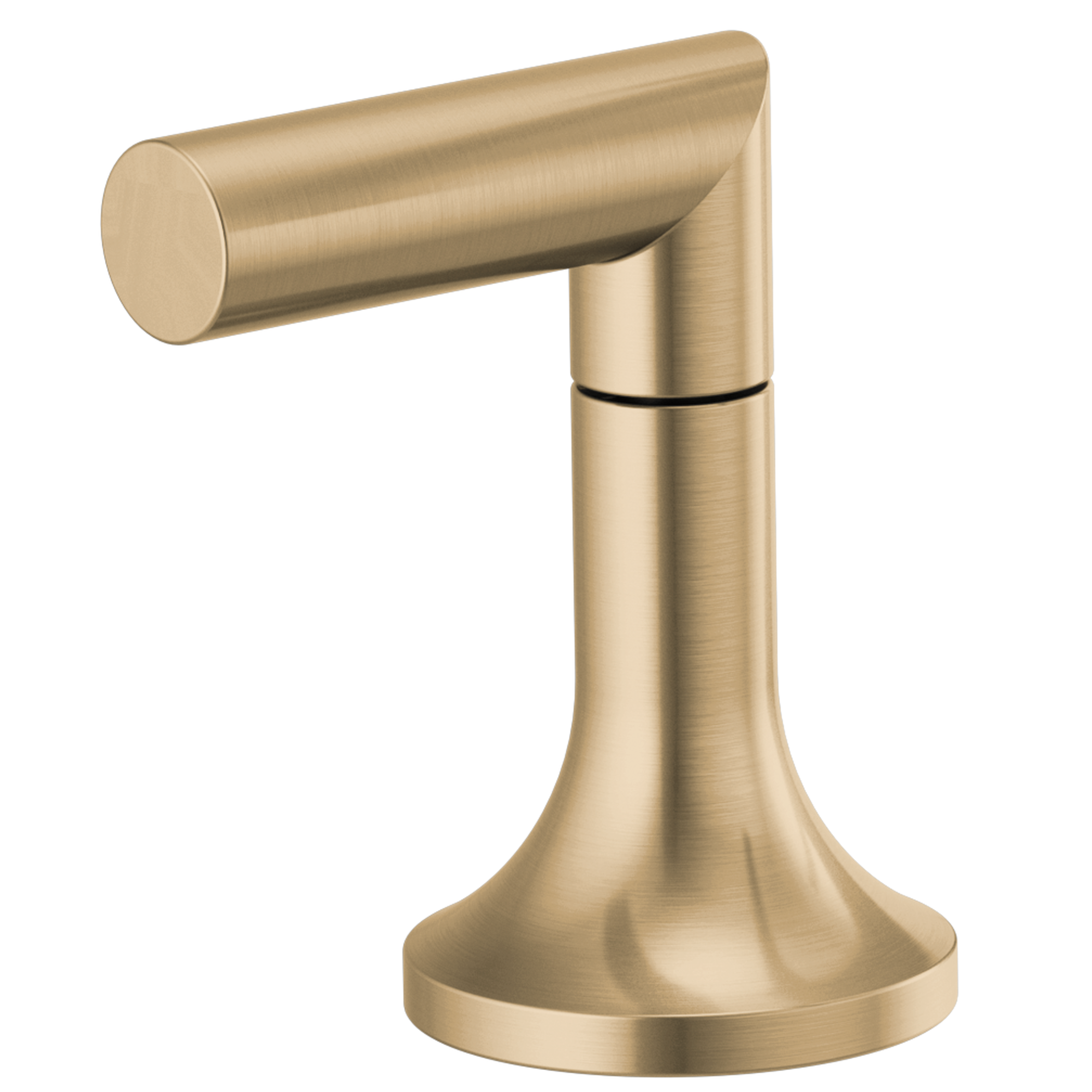 luxe gold lever handle