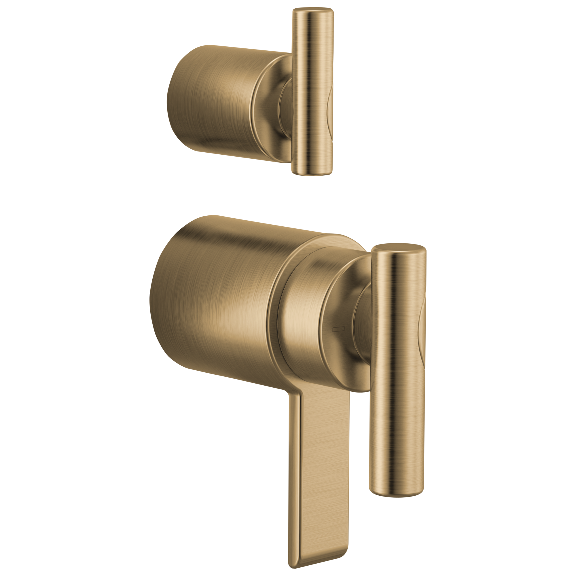 Brizo Roccesco TempAssure Thermostatic Valve With Integrated Diverter Lever Handle Kit