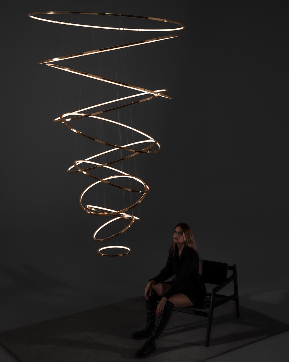 rose cooper chandelier