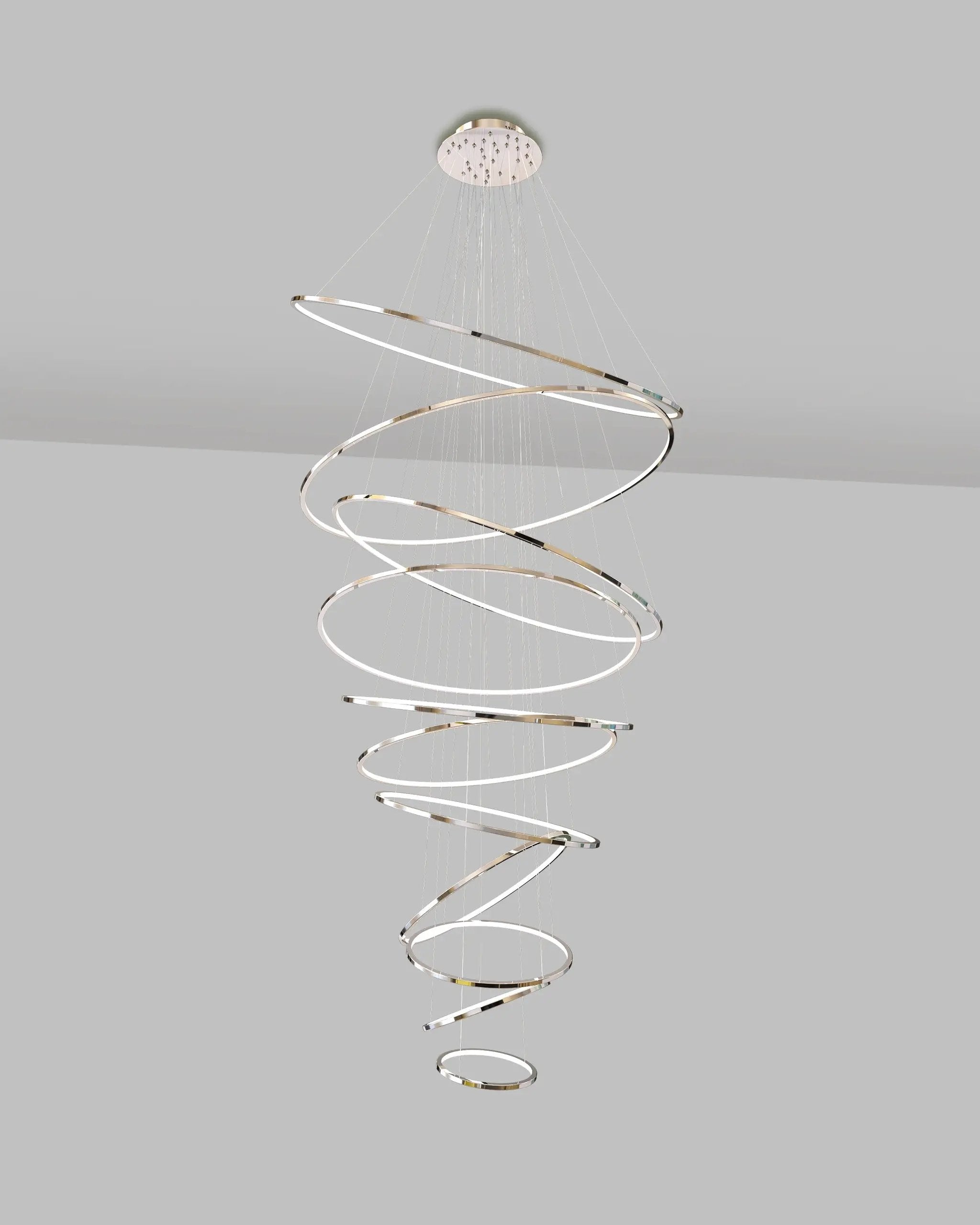 chrome chandelier