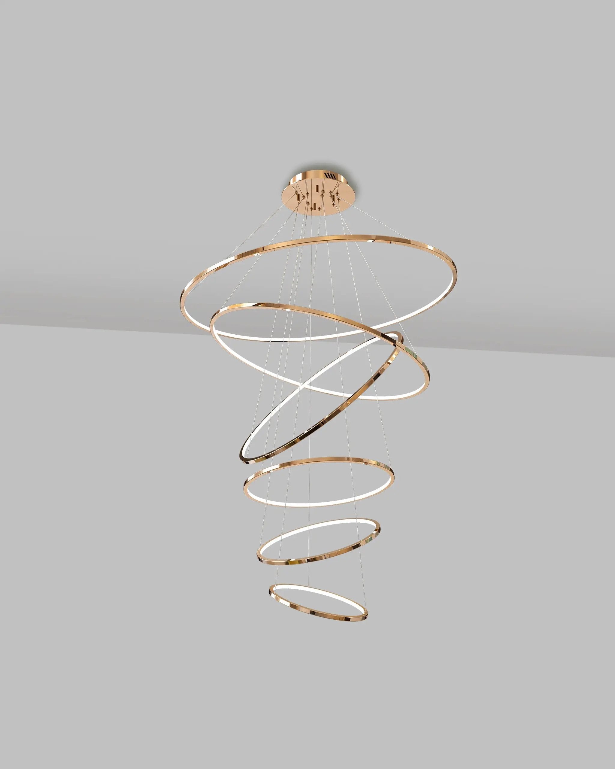 Birot Lighting Hoop 6 Chandelier by Birot Lighting