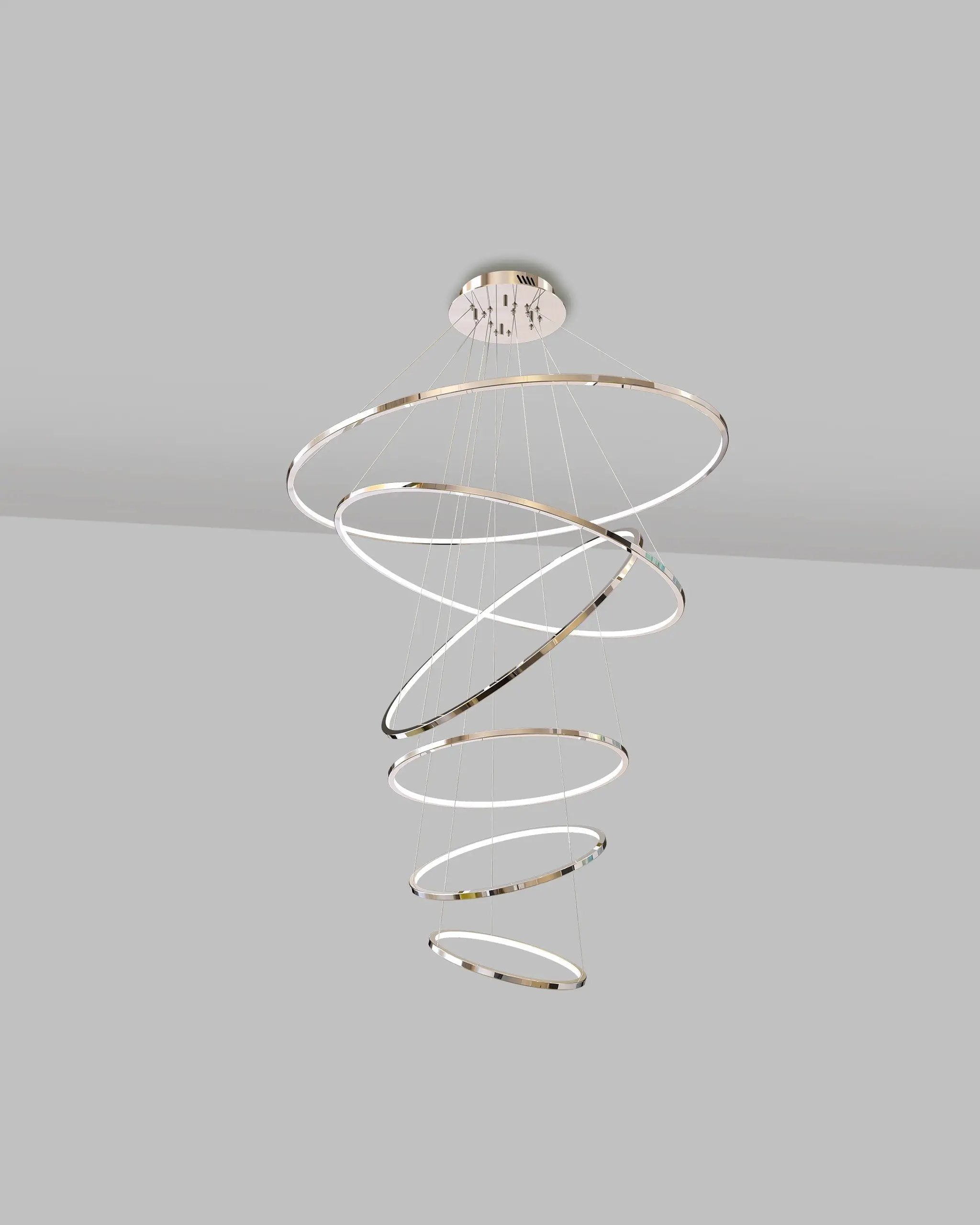 chrome chandelier
