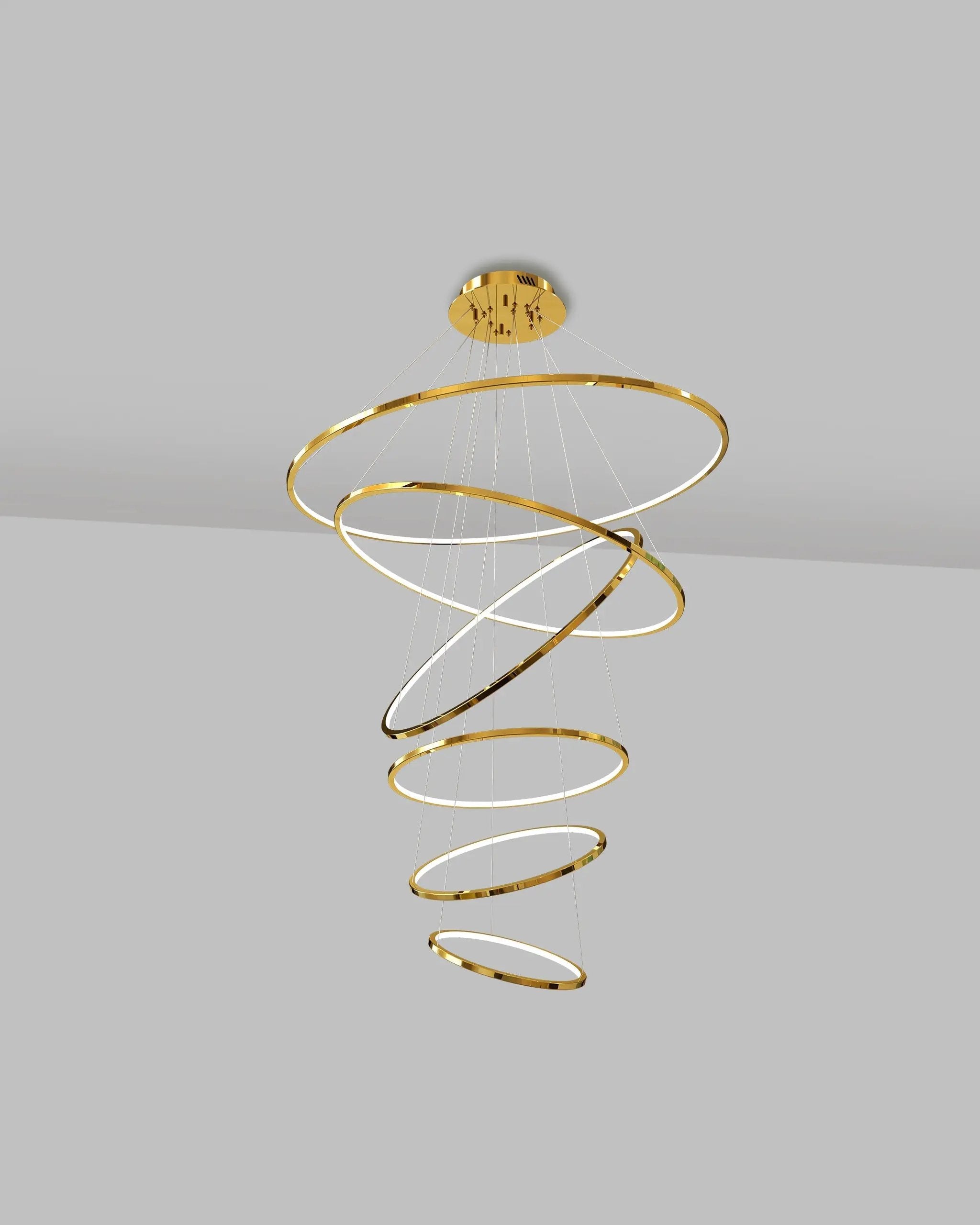 Birot Lighting Hoop 6 Chandelier by Birot Lighting