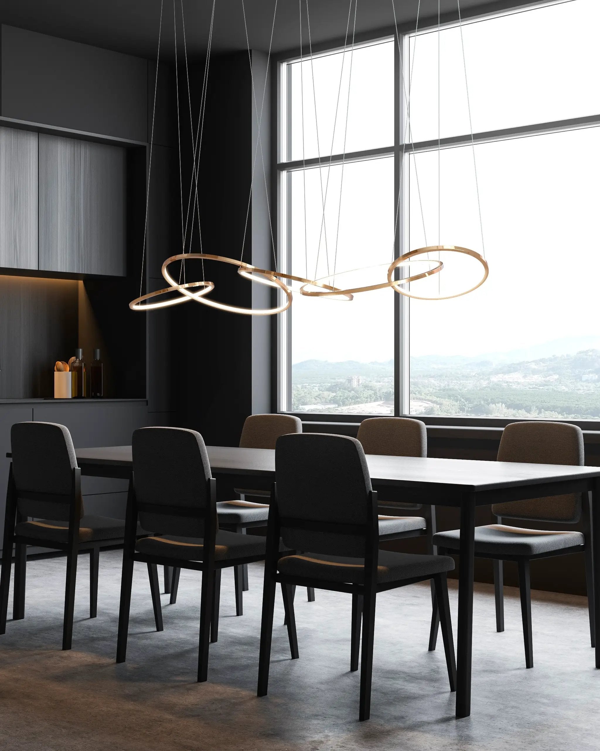 rose cooper chandelier