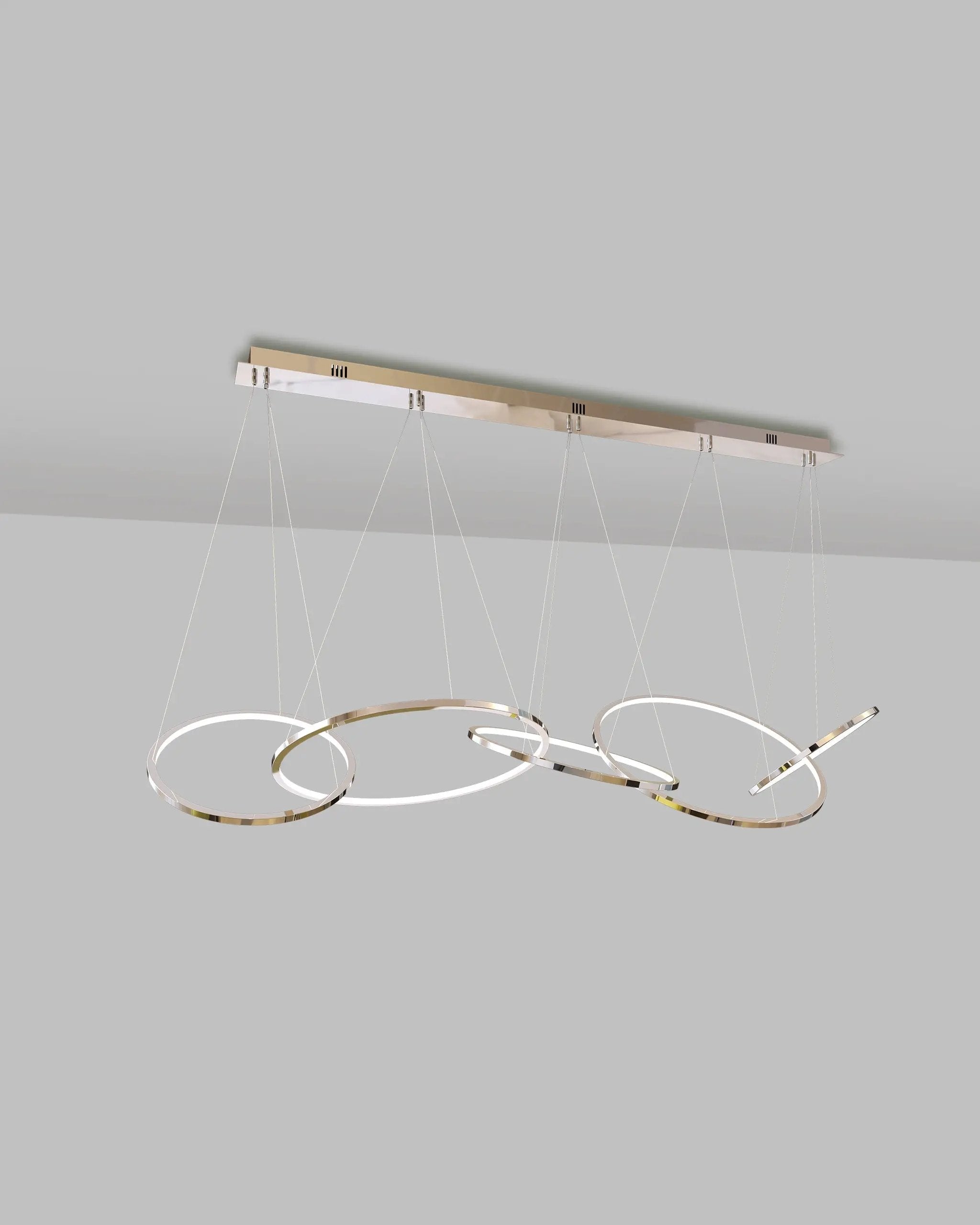 chrome chandelier