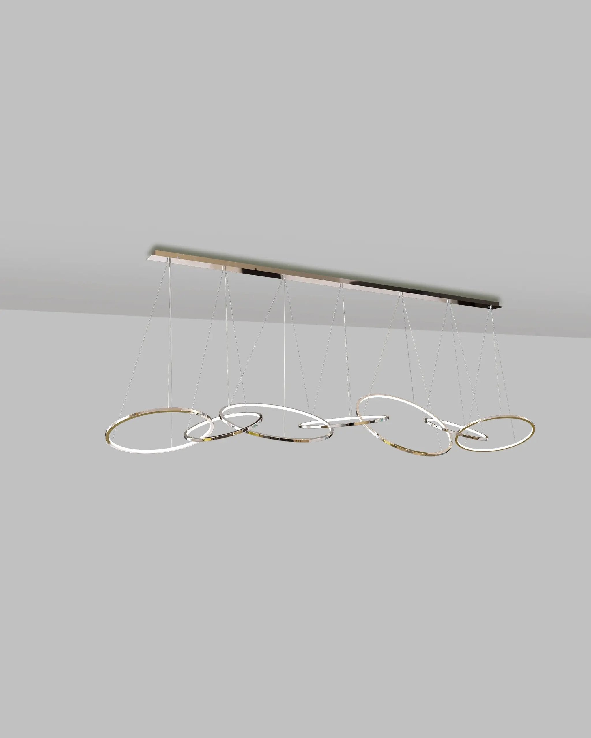 chrome chandelier