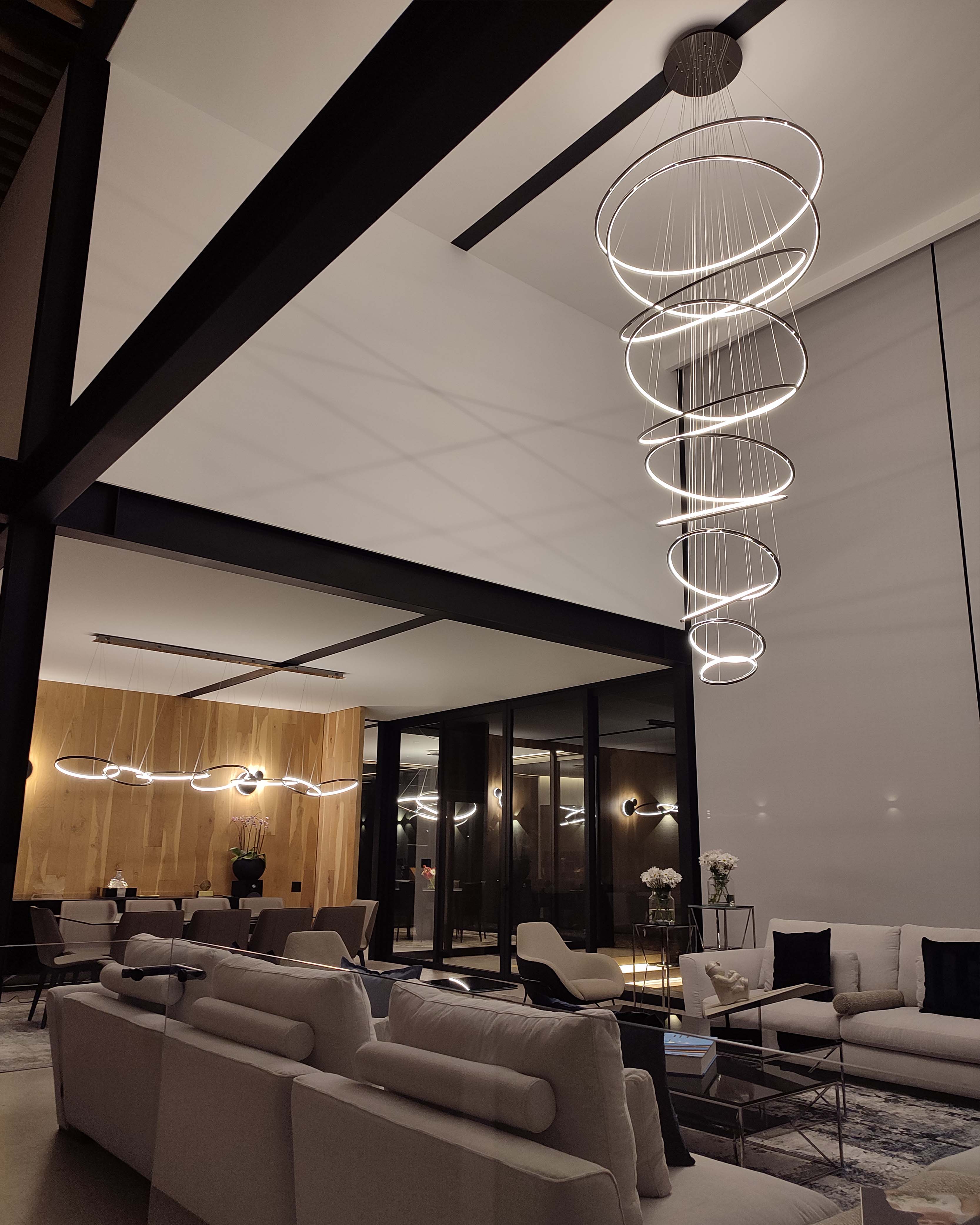 dark reflex chandelier