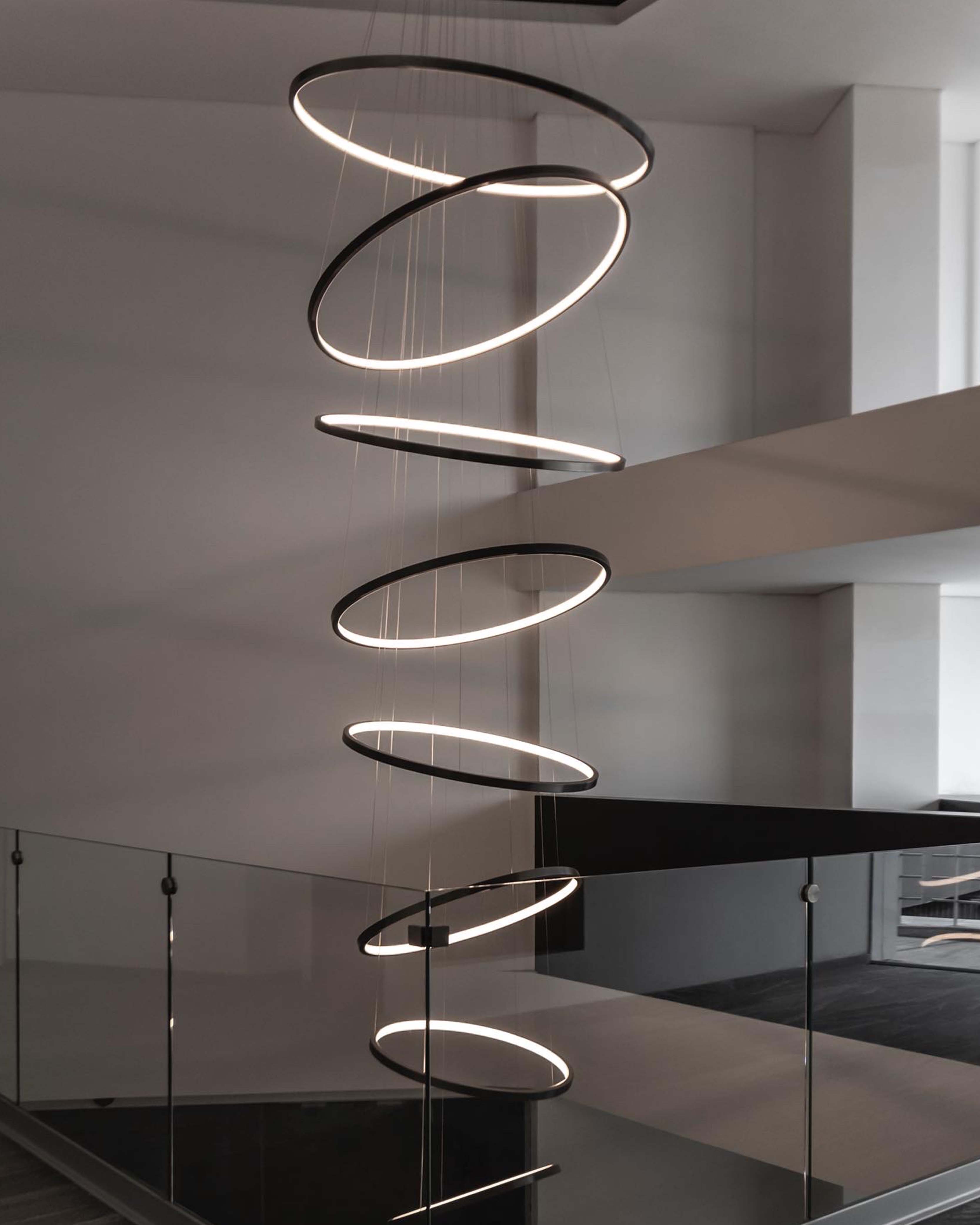 dark matt chandelier