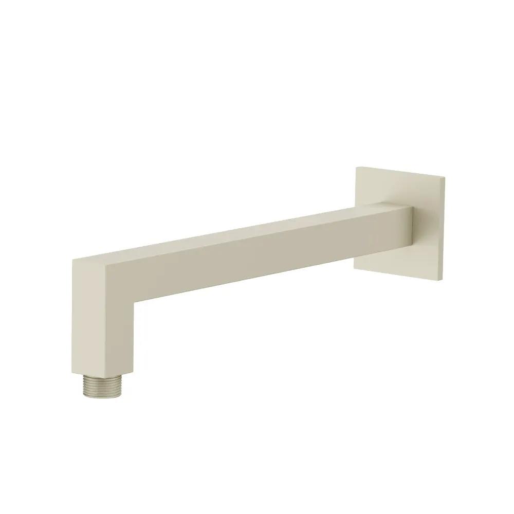 Flusso Wall Mount Square Shower Arm - 12" (300mm) - with Flange by Flusso