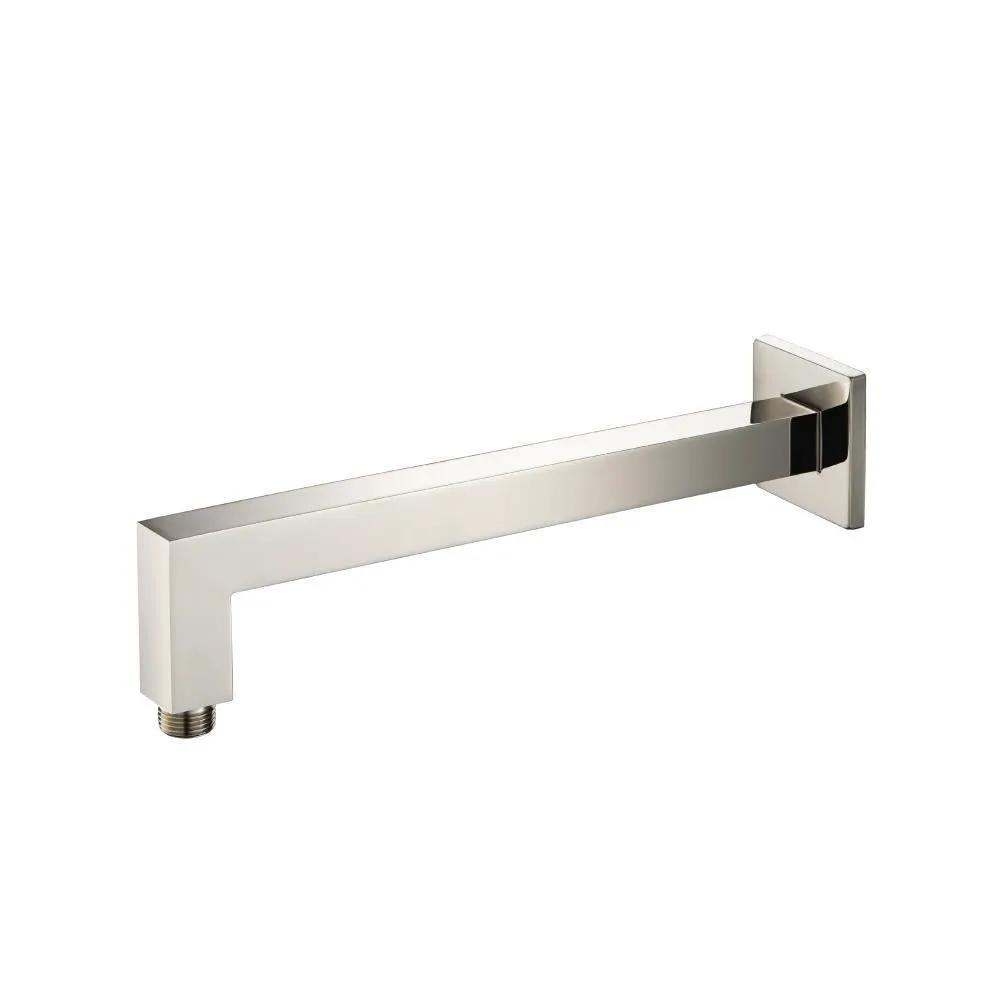 Flusso Wall Mount Square Shower Arm - 12" (300mm) - with Flange by Flusso