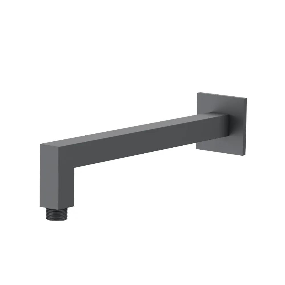 Flusso Wall Mount Square Shower Arm - 12" (300mm) - with Flange by Flusso