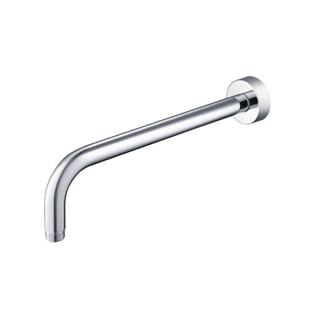 chrome shower arm