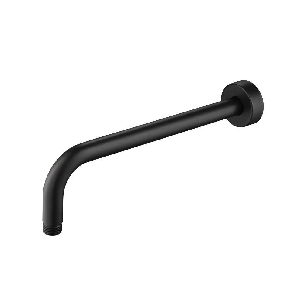 Flusso Wall Mount Round Shower Arm - 12" (300mm) - with Flange by Flusso