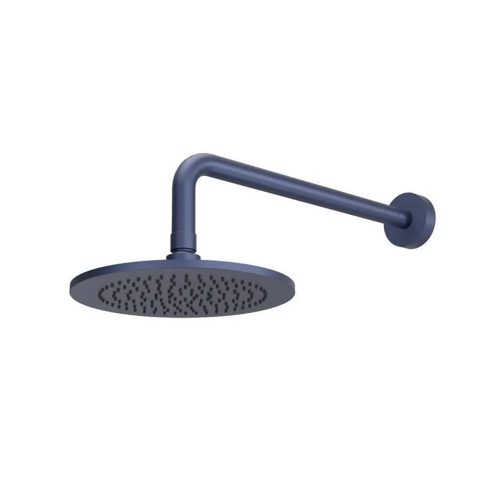 Flusso 8" Solid Brass Showerhead / Rainhead with 12" Wall Mount Shower Arm by Flusso