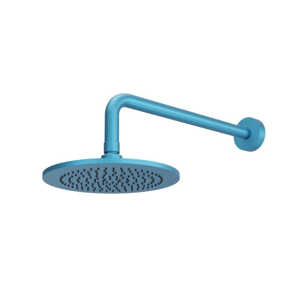 Flusso 8" Solid Brass Showerhead / Rainhead with 12" Wall Mount Shower Arm by Flusso