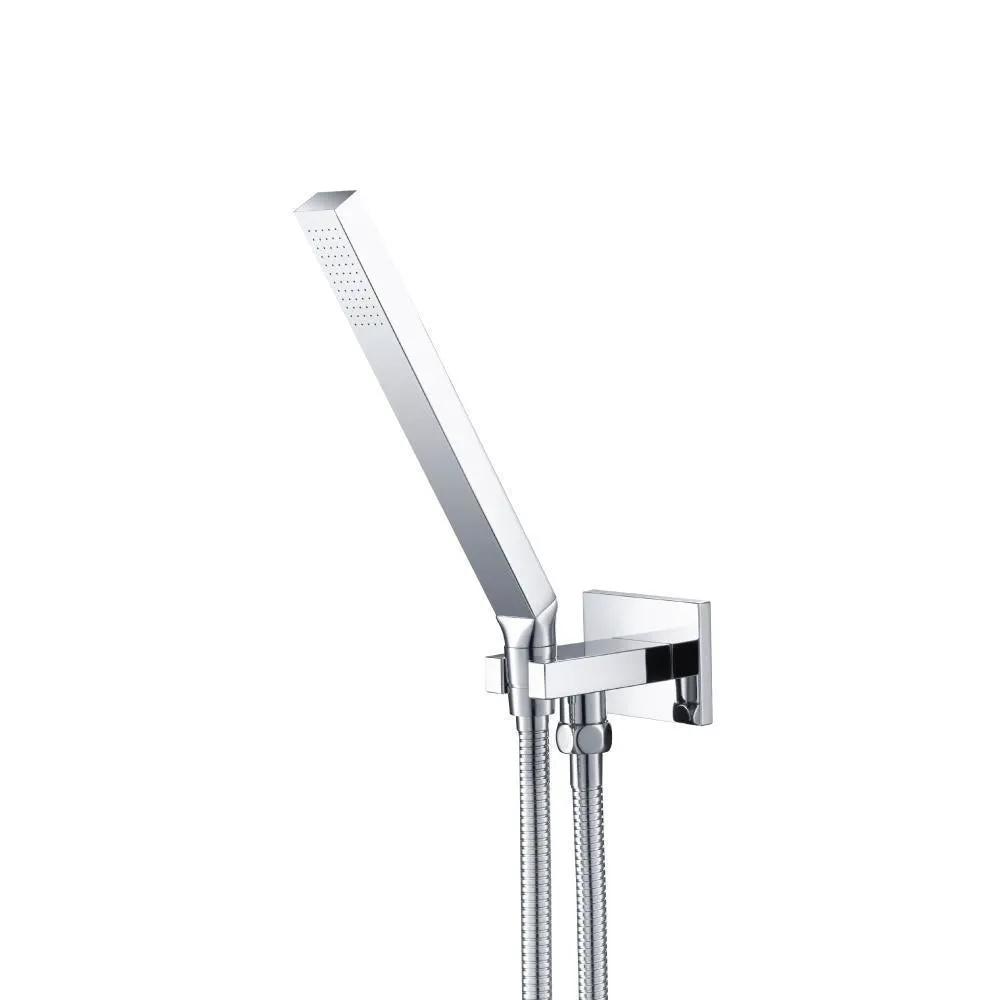 chrome hand shower