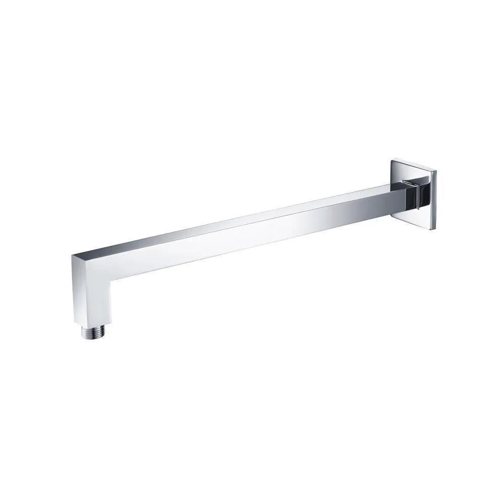 chrome shower arm