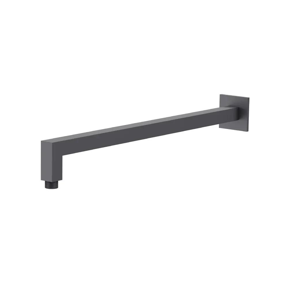 Flusso Wall Mount Square Shower Arm - 16" (400mm) - with Flange by Flusso