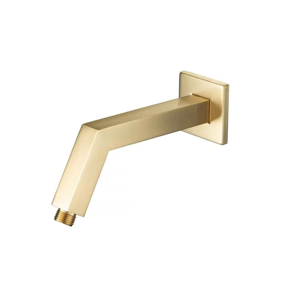 Flusso Square Shower Arm with Flange - 7" - with Flange by Flusso