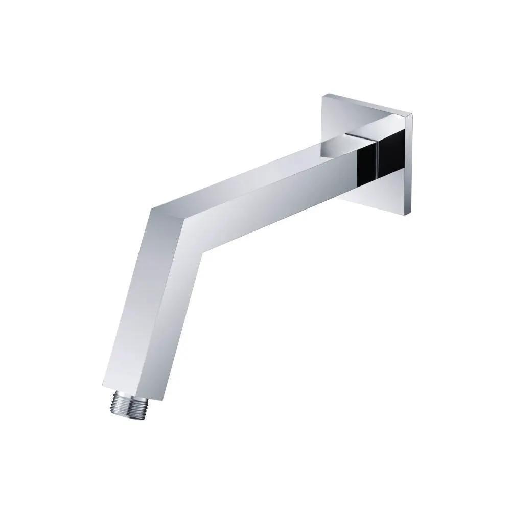 chrome shower arm
