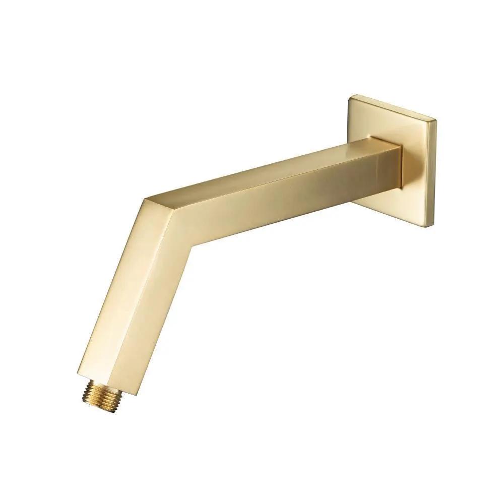 Flusso Square Shower Arm with Flange - 10" - with Flange by Flusso