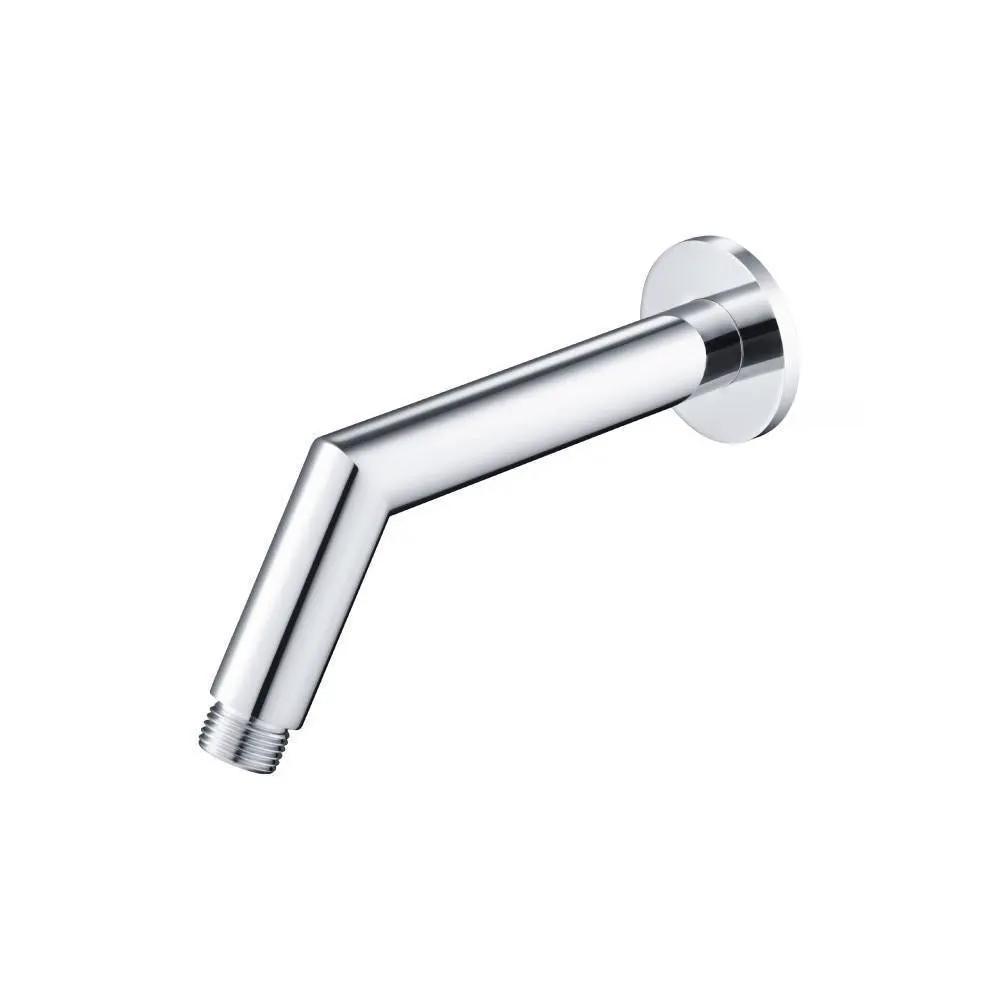 chrome shower arm