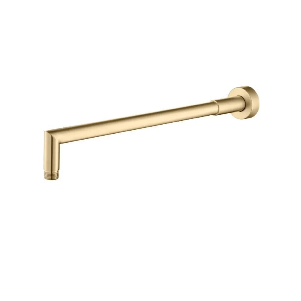 Flusso Wall Mount Round Shower Arm - 16" (400mm) - with Flange by Flusso