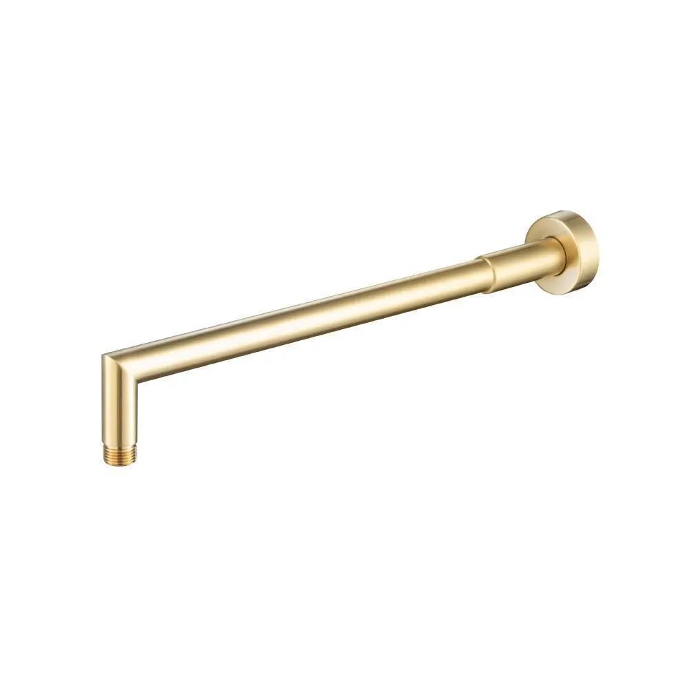 Flusso Wall Mount Round Shower Arm - 16" (400mm) - with Flange by Flusso