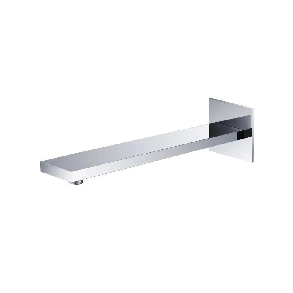 chrome shower arm