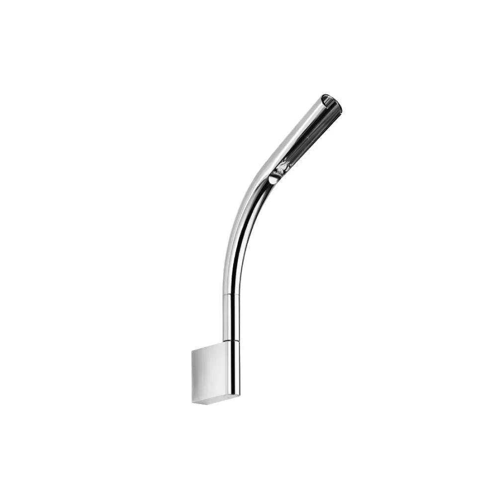 chrome shower arm