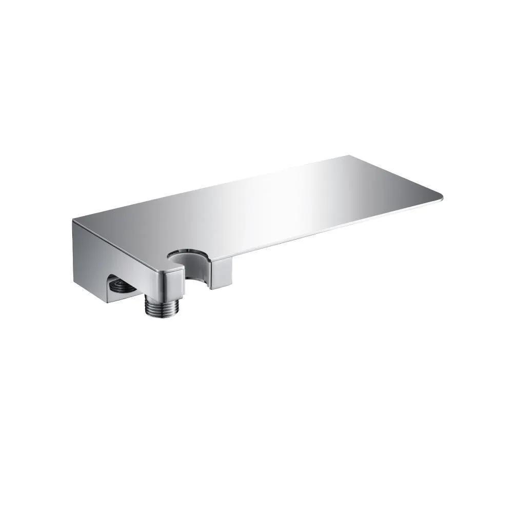 chrome shower shelf