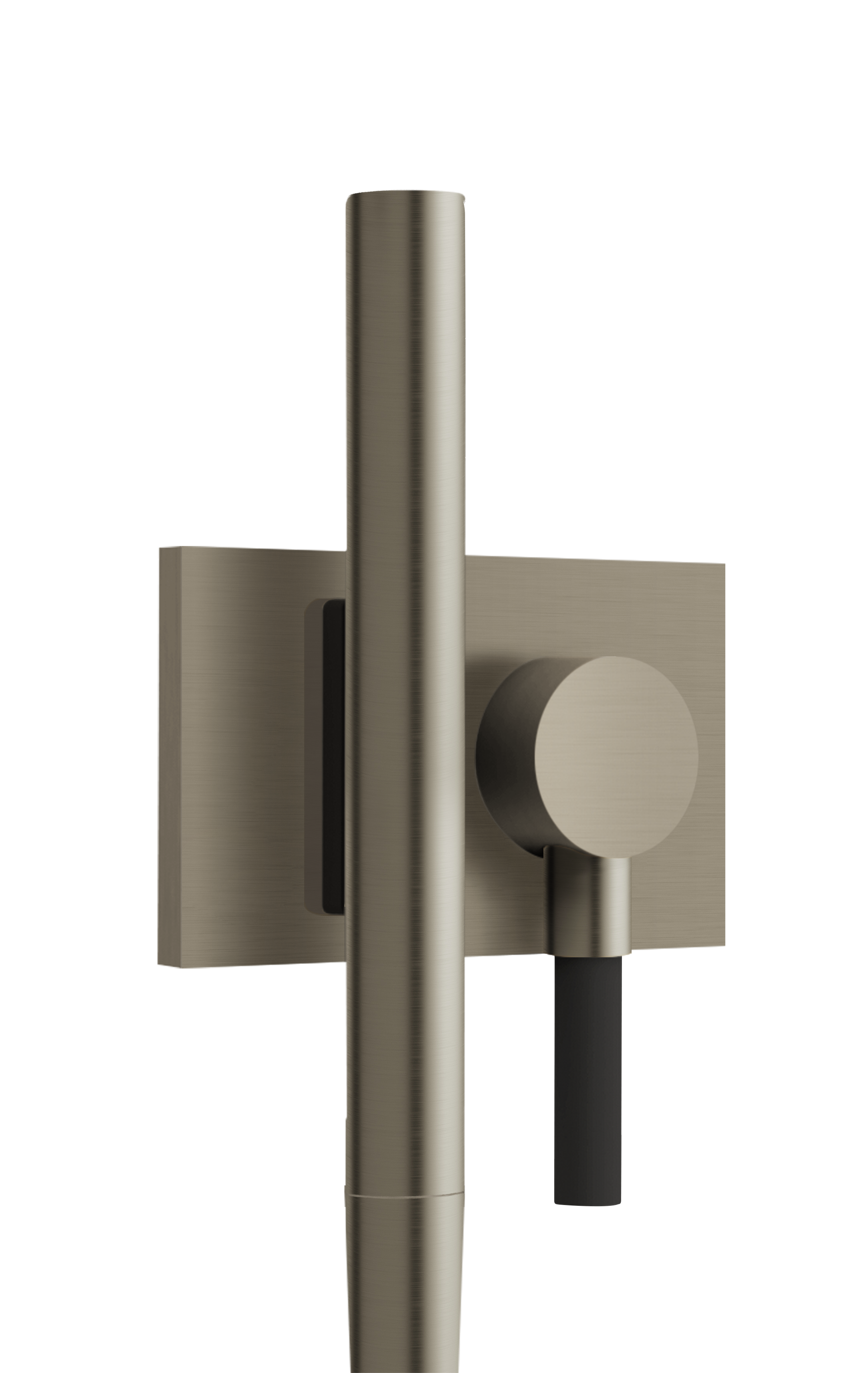 Aquabrass Magnetic Handshower Set with Square Flange by Aquabrass