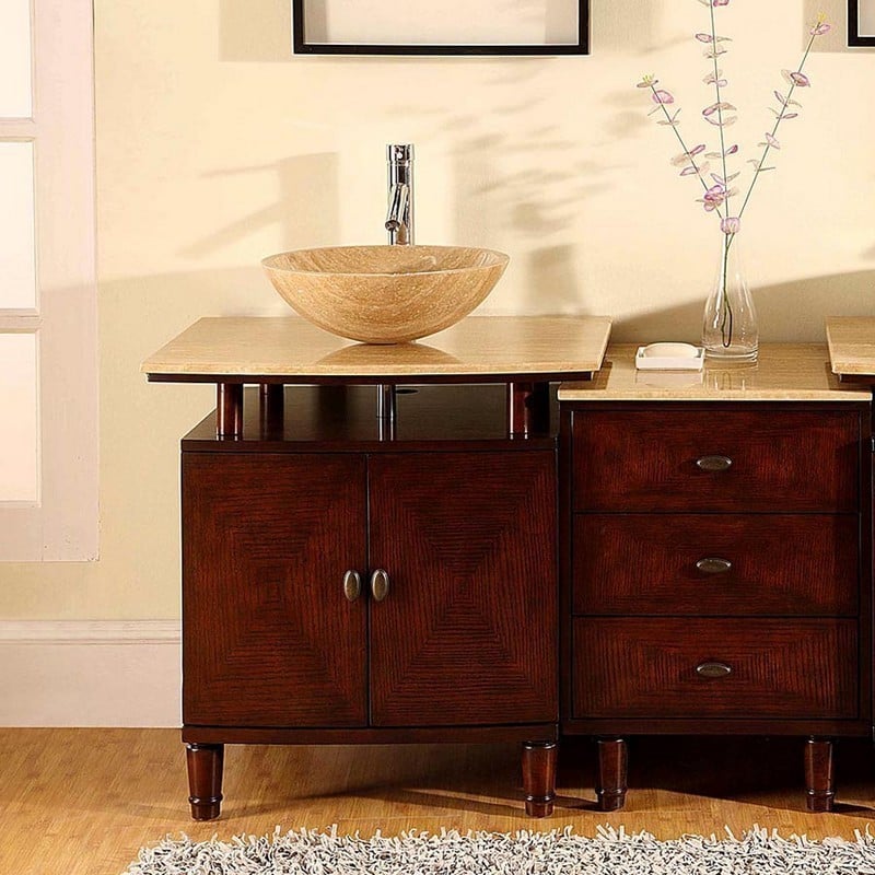 dark chestnut vanity