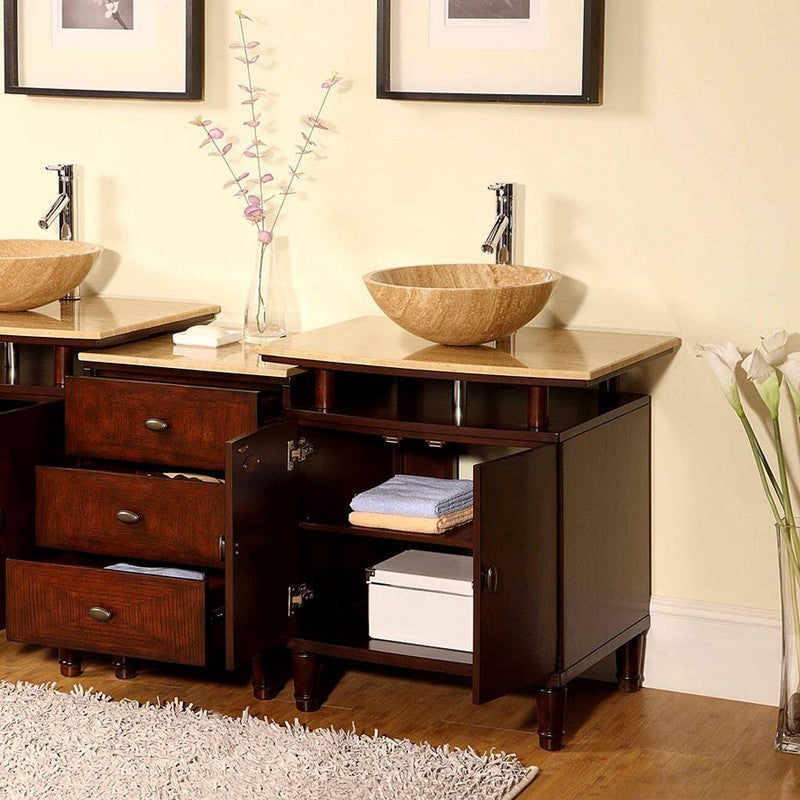 dark chestnut vanity