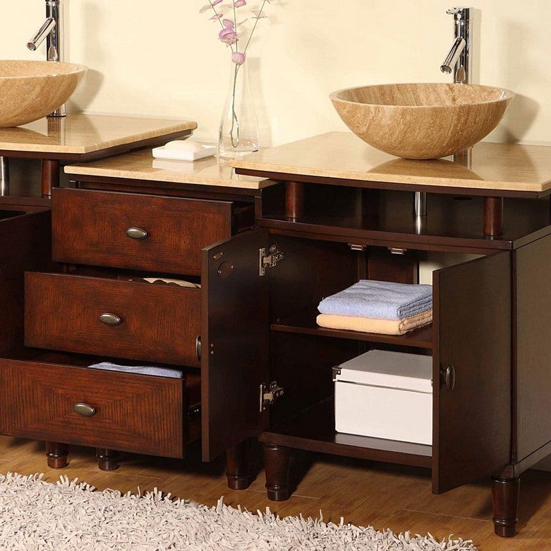 dark chestnut vanity