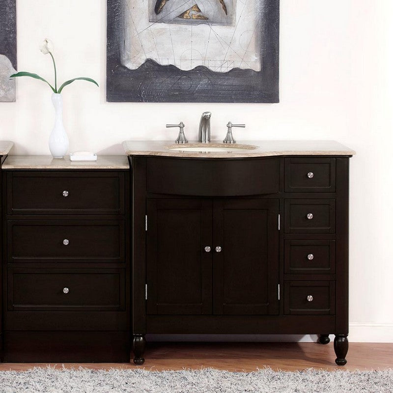 dark walnut vanity