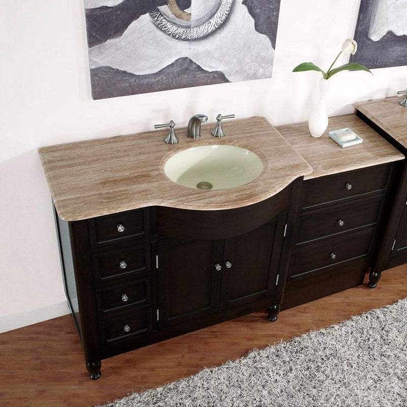 dark walnut vanity