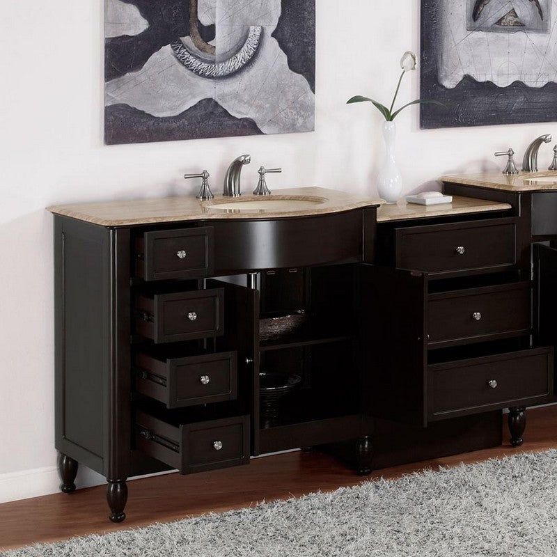 dark walnut vanity