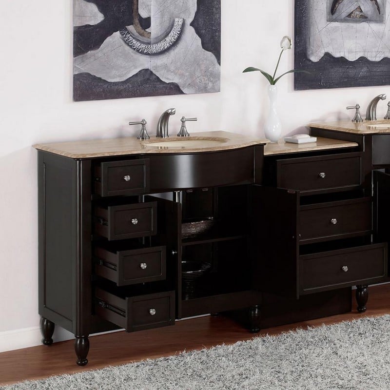 dark walnut vanity