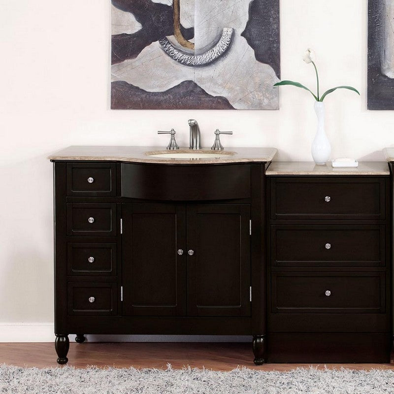 dark walnut vanity