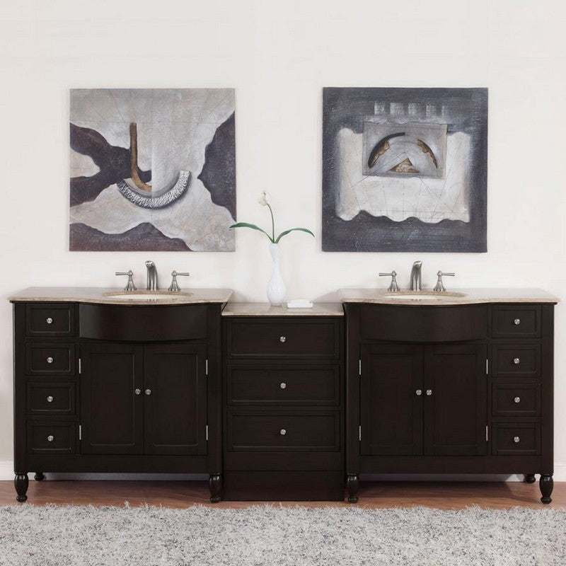 dark walnut vanity