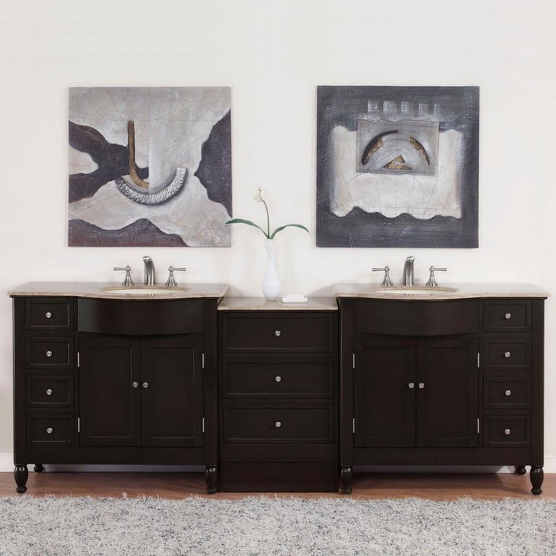 dark walnut vanity