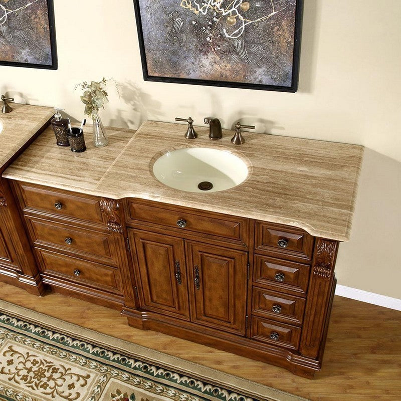 walnut vanity