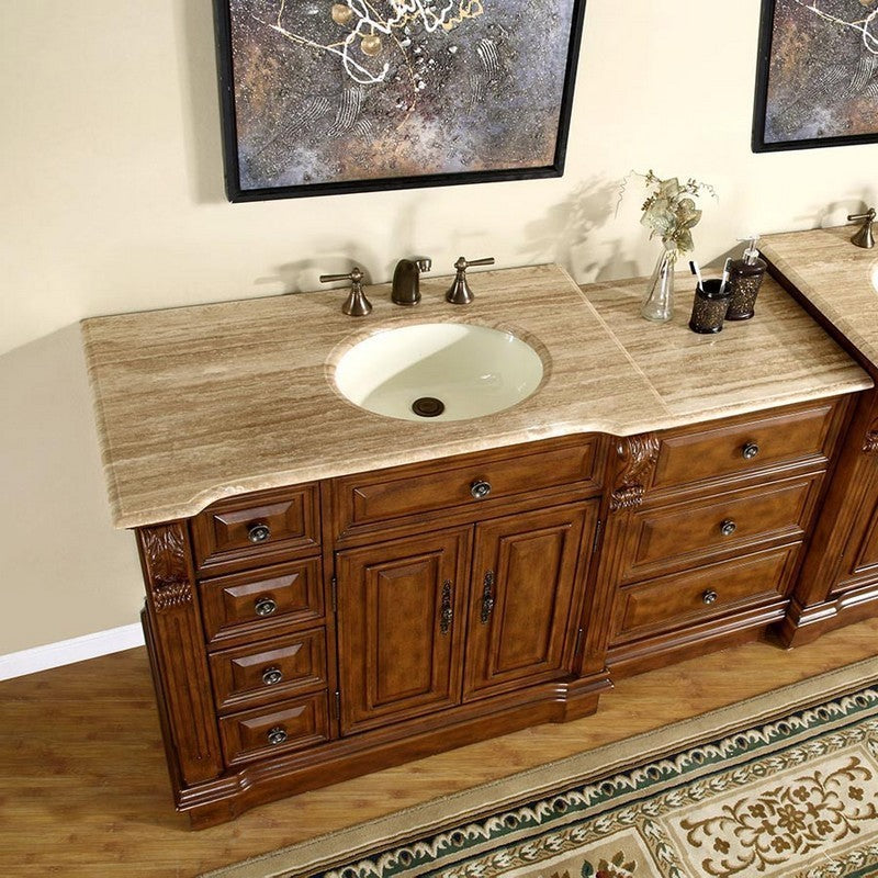 walnut vanity